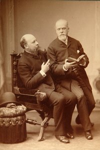 Artiste Pavel Vassilievich Shukovsky (1846-1912) Historien Alexander Onegin (Otto) à Weimar. Photo Albumin