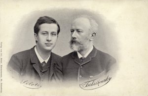 Portrait de Siloti et Tchaïkovski