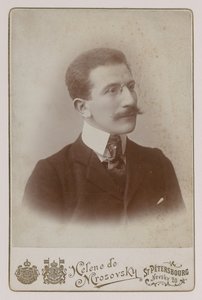 Portrait du peintre Léon Bakst (1866-1924) - Russian Photographer