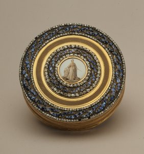 Tabatière avec miniature ultérieure d