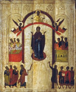 La Protection de la Mère de Dieu Pokrov, c. 1399