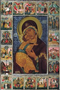 La Vierge de Vladimir - Russian icon.