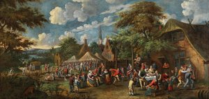 Fête de village, vers 1700
