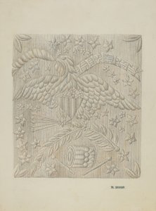 Courtepointe appliquée (détail)