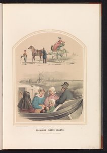 Costume traditionnel de la Hollande-Septentrionale, 1857