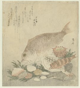Poissons et coquillages - Ryuryukyo Shinsai