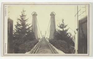 Pont suspendu ferroviaire, chutes du Niagara - S. Barnett