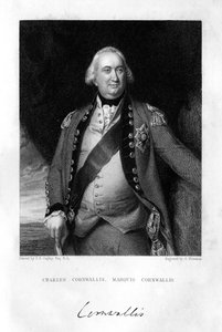 Charles Cornwallis 1738-1805, 1er marquis Cornwallis, 1839