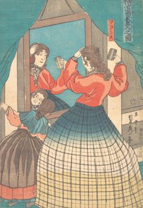 Impression, 1861 Bunkyu 1, 1er mois - Sadahide Utagawa