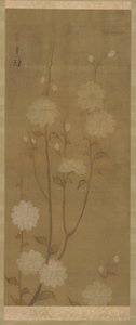 Branches de cerisier tombantes en fleur, période Edo, milieu 18e-début 19e siècle