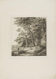 Pêcheurs avec enfants, deuxième planche de Paysages Dédiés à M. Warelet
