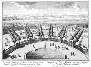 Vue du Tiergarten - Salomon Kleiner