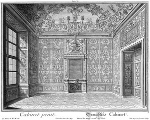 Cabinet peint