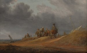 Marché au bord de la mer, 1637