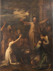Jonas prêchant aux habitants de Ninive