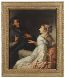 Phryné et Xénocrate - Salvator Rosa