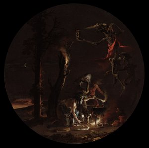 Scènes de sorcellerie : Soir, vers 1645-49 - Salvator Rosa