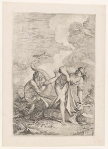 Scylla fuyant Glaucus