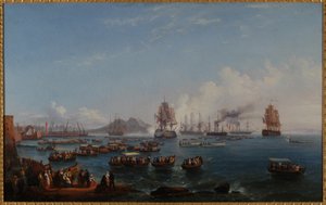 Départ en bateau de la duchesse d