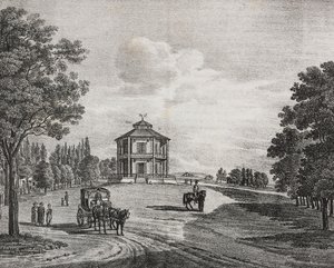 Prater de Vienne, Autriche (lithographie de Salvatore Puglia de Poliorama Pittoresco, n 34, 29 mars) - Salvatore Puglia