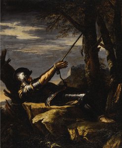 Saint Guillaume de Maleval pénitent, c. 1647-1648 - Salvatore Rosa