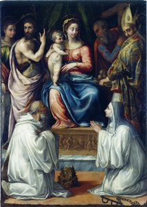 La Vierge avec les saints Christine de Bolsena, Jean-Baptiste, Philippe, Nicolas...