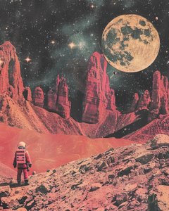 Astronaute de la planète rouge