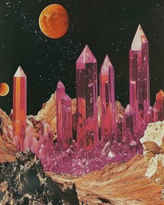 Collage de cristal