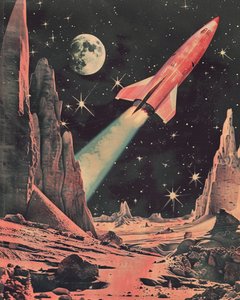 Aventure spatiale rétro