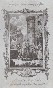 Édouard le Martyr poignardé sur ordre de sa belle-mère Elfrida - Samuel (after) Wale