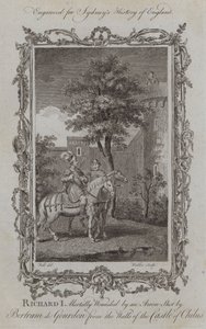 Richard I mortellement blessé par une flèche tirée par Bertram de Gourdon depuis les murs du château de Chalus - Samuel (after) Wale