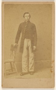 [Soldat confédéré non identifié, debout] - Samuel A. Cooley