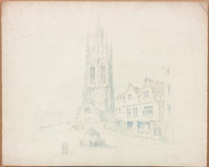 Cathédrale Saint-Nicolas depuis la maison de Lord Collingwood - Samuel Bilston