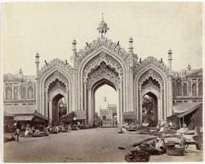Porte du bazar de Hoesseinabad, Lucknow