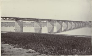 Pont ferroviaire sur la Yamuna à Allahabad