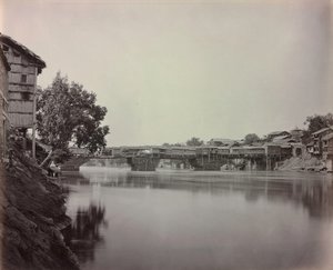 Pont des Boutiques, Srinagar, Cachemire