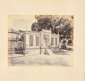 Delhi ; le tombeau de Mirza Jehangir. C