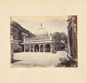 Delhi; le tombeau de Nizam-ud-Din - Samuel Bourne