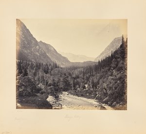 Vue générale de la vallée de Wanga - Samuel Bourne