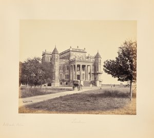 Lucknow ; Le palais Dilkusha - Samuel Bourne