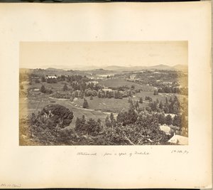 Ootacamund ; vue générale vers l