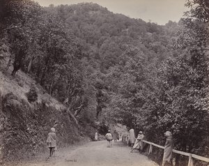Shimla. Le Mall ou la rue principale - Samuel Bourne