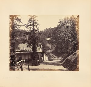 Simla ; The Mall, Combermere Ridge - Samuel Bourne