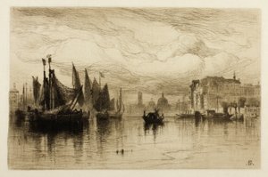 Un jour nuageux à Venise