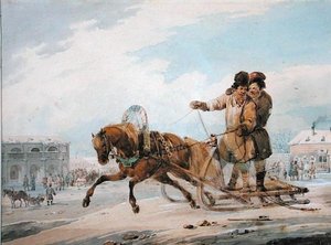 Traîneau russe - Samuel Colman