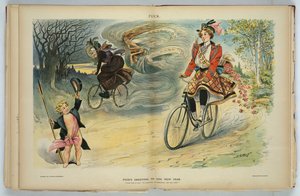 Salutation de Puck pour la nouvelle année, 1898