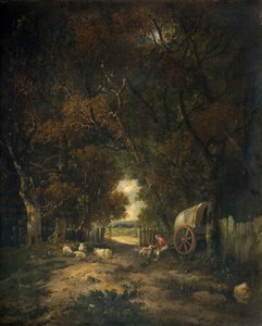 Promenade des noyers, Earlham, 1836-63