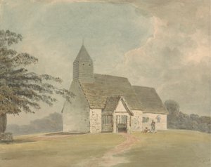 Église avec clocher en bois (une des trois versions)