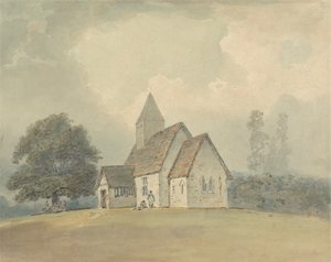 Église avec clocher en bois (une des trois versions)