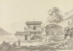 Dans le village près de Tassisudon [Tashicho Dzong] - Samuel Davis